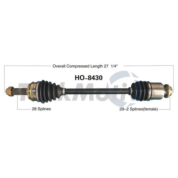 Surtrack Axle Cv Axle Shaft, Ho-8430 HO-8430